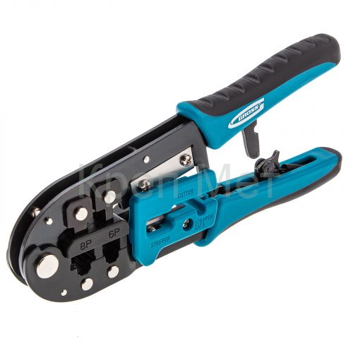 Клещи для обжима телефонных и компьютерных клемм RJ-45, 6P, 8P и RJ-11/12, 6P, 8P Gross