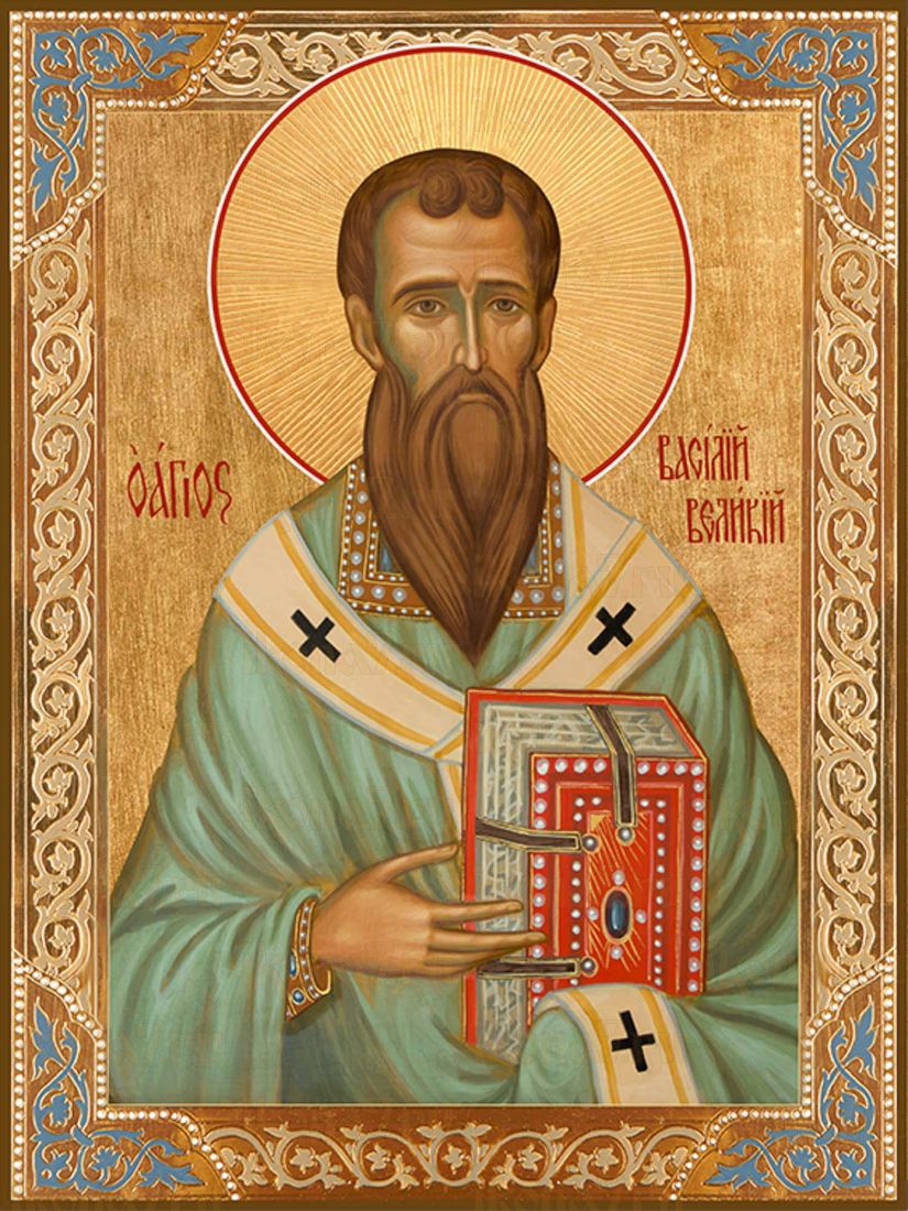 Икона Василий Великий (Премиум UV-печать)(ЮДД-550)