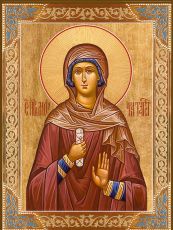 Икона Моника Тагастинская (Премиум UV-печать)(ЮДД-551)