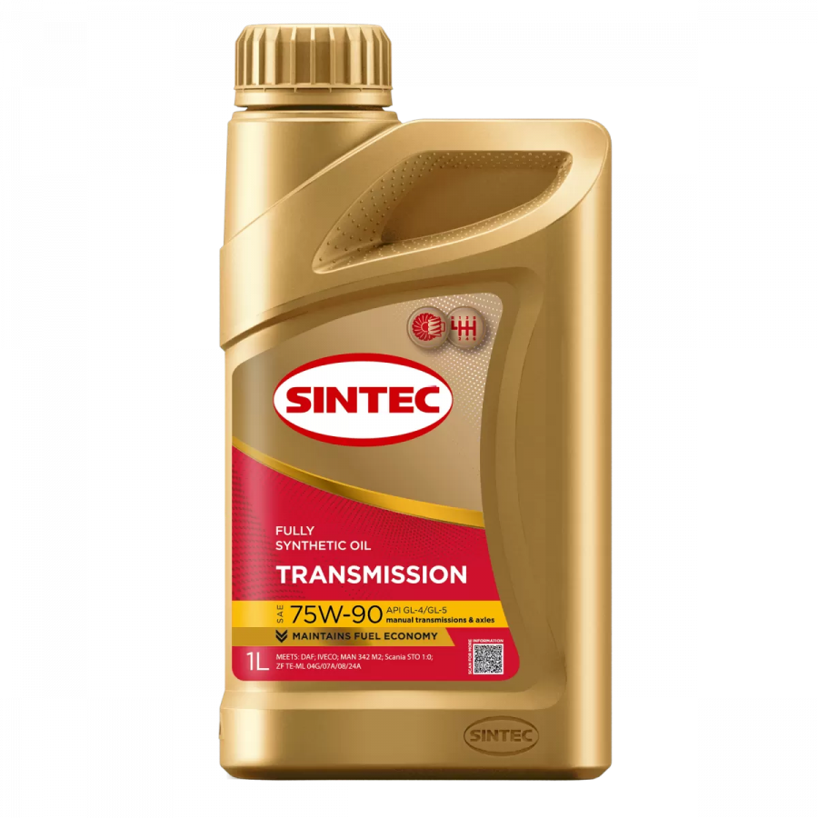 Sintec Transmission 75W-90 GL-4/GL-5, 1л
