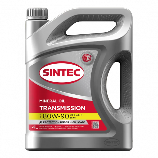 Sintec Transmission 80W-90 GL-5, 4л
