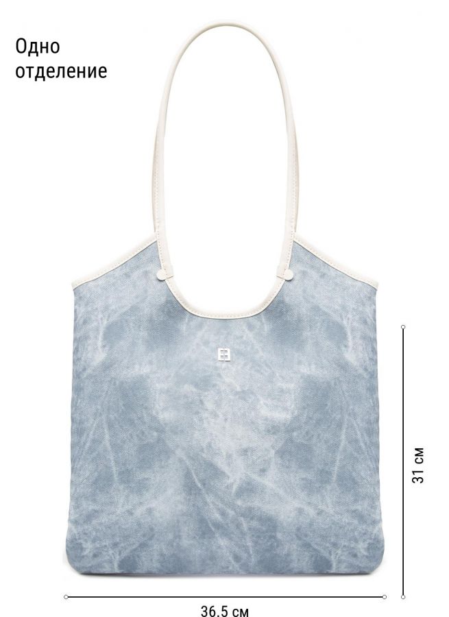 Сумка ELEGANZZA ZBBU-1977-1 l.blue jeans/white