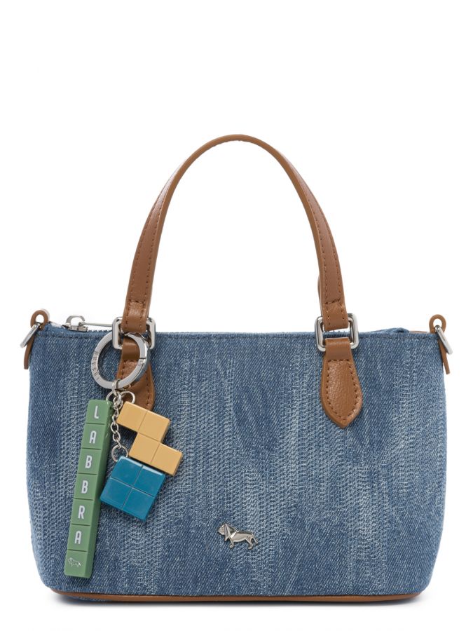 Сумка через плечо LABBRA L-HF4364-1 l.blue jeans/luggage
