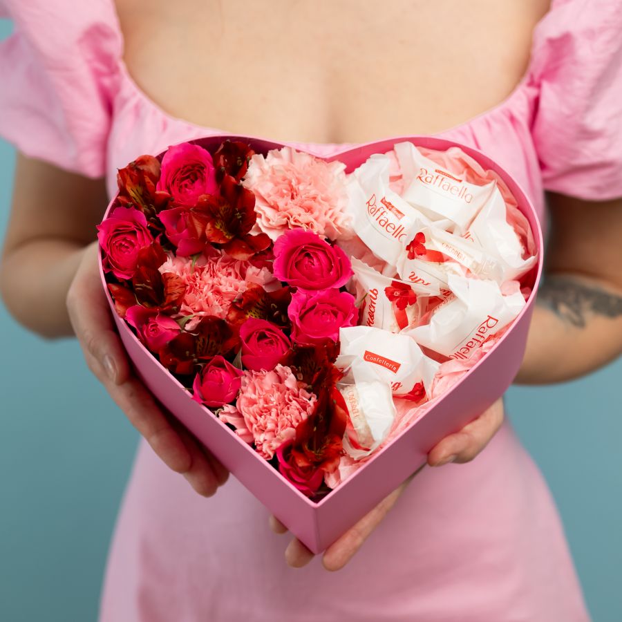 Коробка Сердце размер М