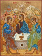 Икона Троица (Премиум UV-печать)(ЮДД-722)