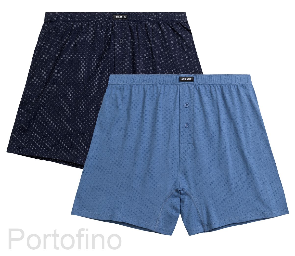 2MBX-073 Трусы боксеры мужские Small Check Atlantic - набор 2 штуки
