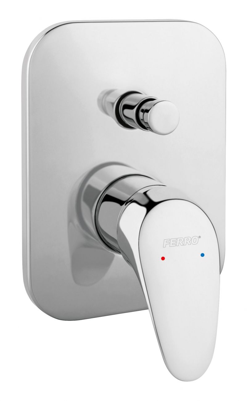 Ferro One - Suvaqaltı Duş Qarışdırıcısı, Xrom
