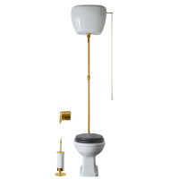 Напольный  унитаз Globo Paestum PA002 57x37,5 см схема 1