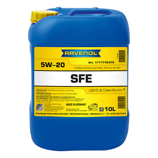 Ravenol Super Fuel Economy SFE 5W-20, 10л