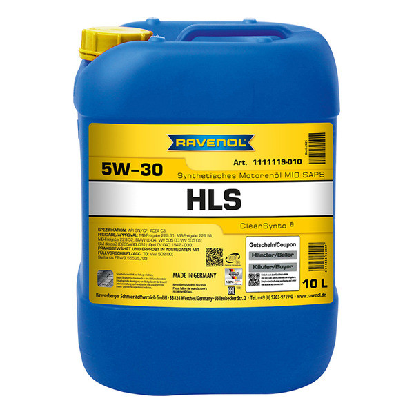 Ravenol HLS 5W-30, 10л