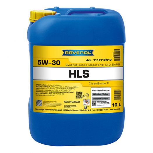Ravenol HLS 5W-30, 10л