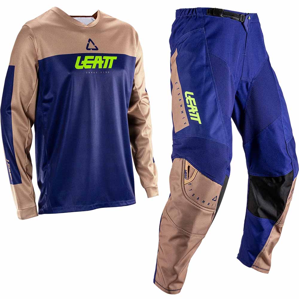 Leatt Moto 3.5 Ride Kit Brown (2026) джерси и штаны для мотокросса