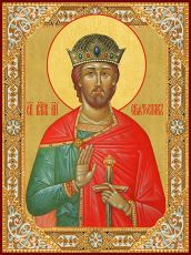Икона Святослав Владимирский (Премиум UV-печать)(ЮДД-305)