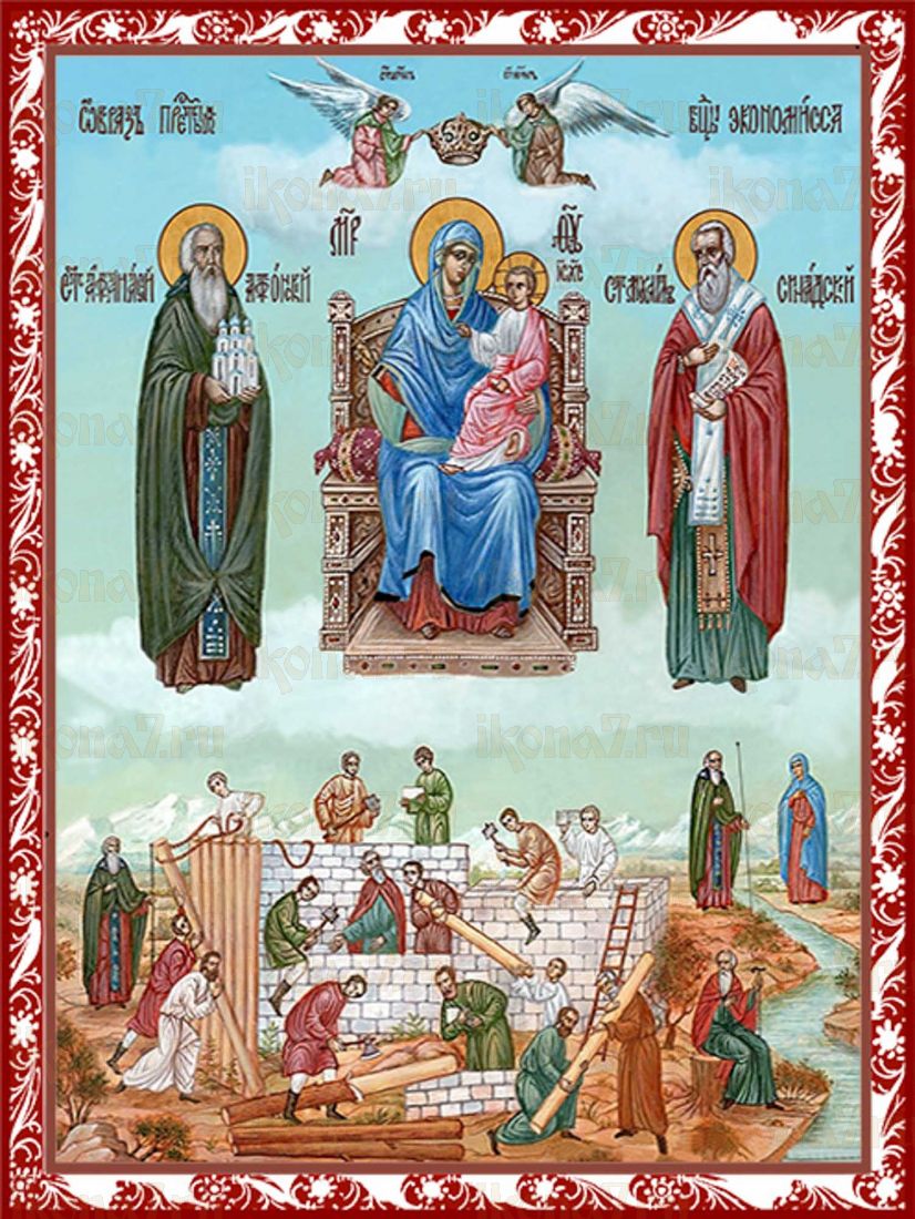 Экономисса икона Божией Матери (Премиум UV-печать)(ЮДД-273)