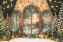 Фон стена "New year wall №52"