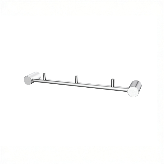 Планка на 3 крючка, нержавеющая сталь, Petite, хром матовый, IDDIS, PETSSS3i41