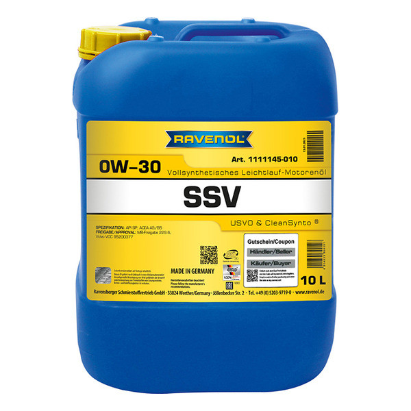 Ravenol SSV Fuel Economy 0W-30, 10л