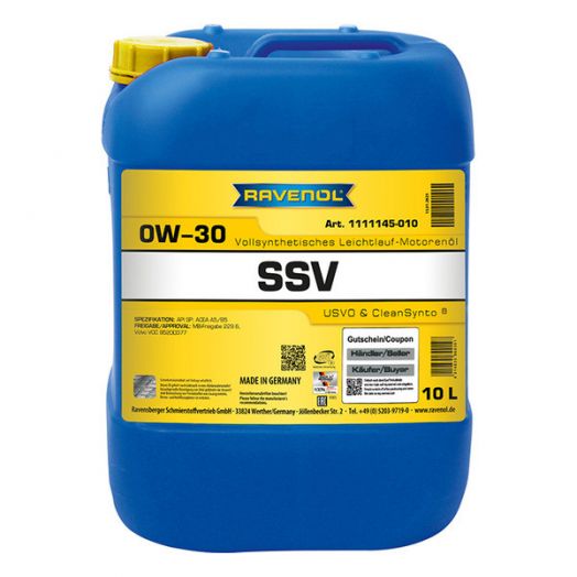 Ravenol SSV Fuel Economy 0W-30, 10л