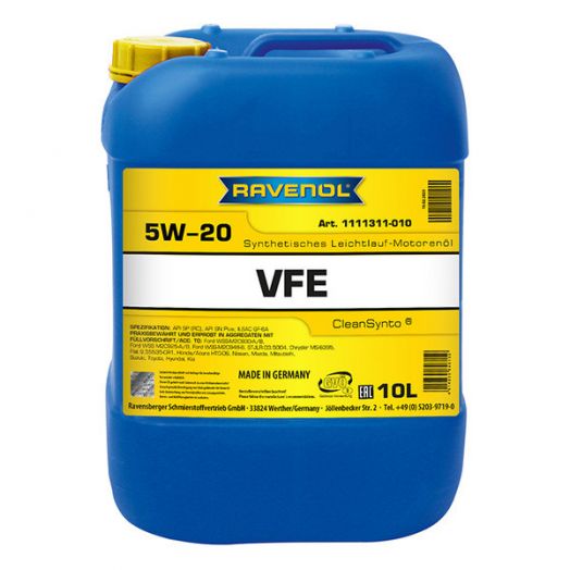 Ravenol VFE 5W-20, 10л