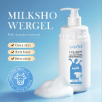 SADOER Увлажняющий гель для душа Нежное Молочко Ceramide Milk Whitening , 500 мл