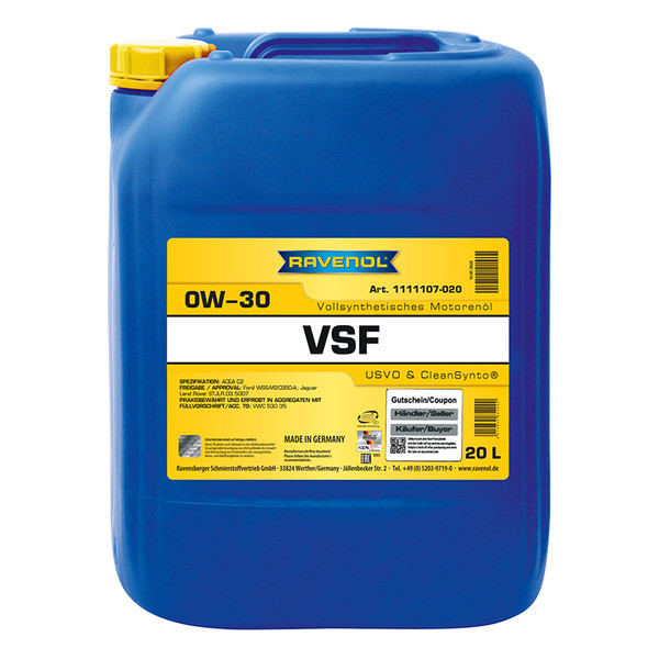 Ravenol VSF 0W-30, 20л