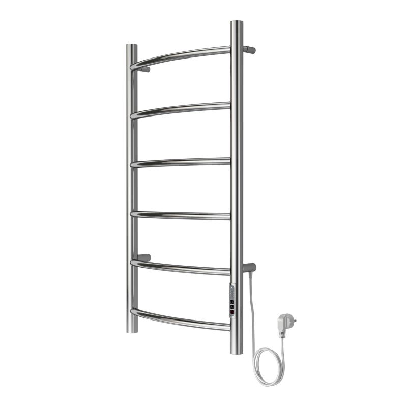 Полотенцесушитель электрический AZARIO VERONA 400/800 6 секций, хром AZ04848