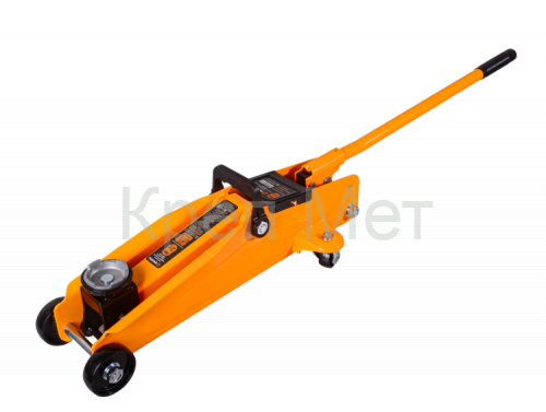 Домкрат гидравлический подкатной ДМК-2К (2 т, 135-385 мм, в кейсе) Вихрь