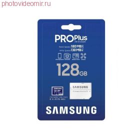 Карта памяти Samsung MB-MD128SA/EU 128 GB с адаптером