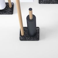 Ершик для унитаза напольный Agape Dot line ADTL0456RT 9x9x42,4 см схема 1