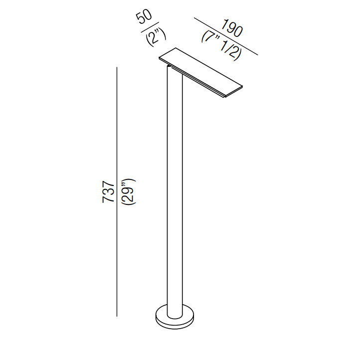 Смеситель для ванны Agape Sen ASEN0911N напольный ФОТО