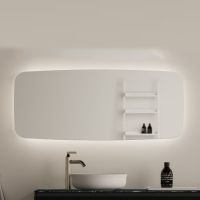 Прямоугольное зеркало Agape Seppia ASPE037O 120x50 см схема 1