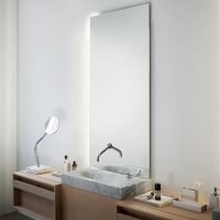 Прямоугольное зеркало Agape Nudo LED ASPE0610 60x100 см с подсветкой схема 1