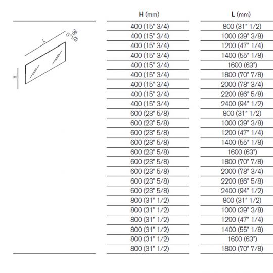 Прямоугольное зеркало Agape Nudo LED ASPE0806 80x60 см с подсветкой схема 2 Прямоугольное зеркало Agape Nudo LED ASPE0806 80x60 см с подсветкой схема 2