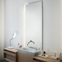 Прямоугольное зеркало Agape Nudo LED ASPE2006 200x60 см с подсветкой схема 1