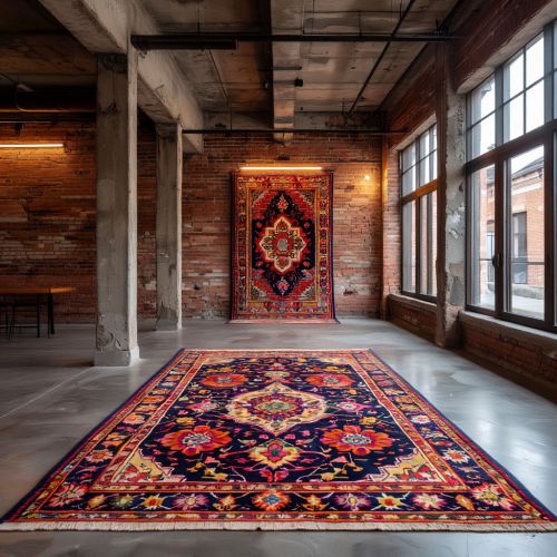 Иранский ковер ручной работы 005