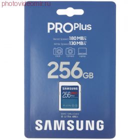 Карта памяти Samsung PRO Plus SDXC 256 ГБ [MB-SD256S/WW]