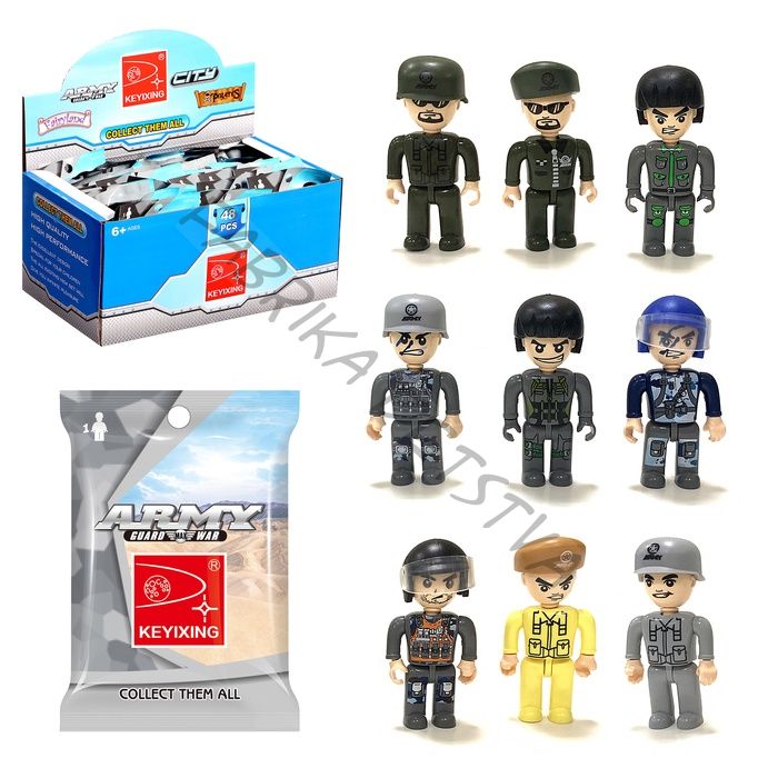 Фигурки для конструктора «Военные», МИКС