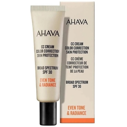 CС крем для коррекции тона лица spf30 Ahava Even tone 30 мл