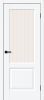 Межкомнатная Дверь ПЭТ Bravo Неоклассик-33 White Silk / Magic Moru / Браво