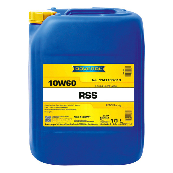 Ravenol RSS Racing Sport Synto 10W-60, 10л