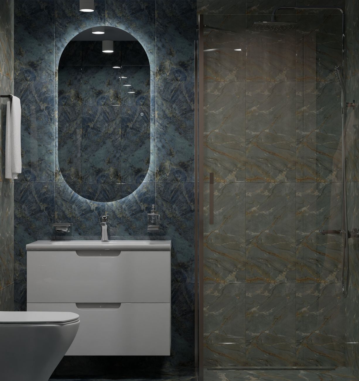 Ravak - Hamam Dizaynı 1,98 x 1,73 (m)