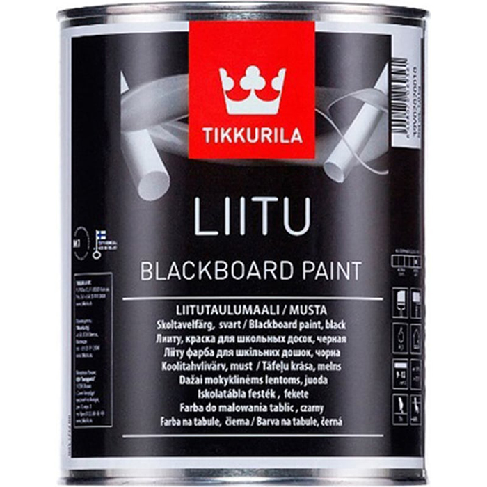 Tikkurila Liitu краска для школьных досок на водной основе черный 1л