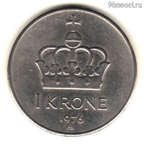 Норвегия 1 крона 1976 АВ