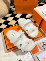 Босоножки меховые HERMES Premium Босоножки меховые HERMES Premium