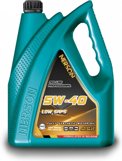 Nerson Oil Red Line Professional Fully Synthetic ACEA C3 5W-40, 4л
