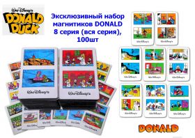 Эксклюзивный набор магнитиков DONALD 8 серия (вся серия), 100шт Oz