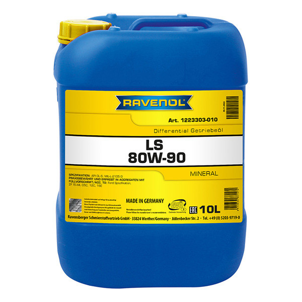 Ravenol Sperrdiff. Hyp. Getr.öl LS 80W-90, 10л