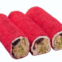 Лукум "Amavel" №110, Рулет миндальный с клюквенным мармеладам Турция