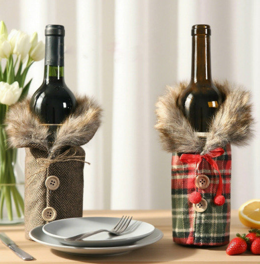 Чехол для бутылки новогодний 50205