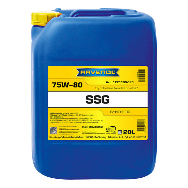 Ravenol SSG 75W-80, 20л